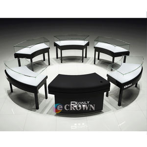 Kiosk Jewelry Gem showcase Jewellery Display Design <strong>Pl</strong> Split Kiosk Jewelry Display Cabinet Jewels showcase OEM - Product Image 6