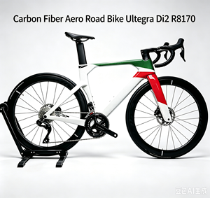 <span class=keywords><strong>Bicicletta</strong></span> da Corsa T800 in Carbonio Aero 700c, Leggera, con Ultegra Di2 8170 a 12 Velocità, Freni a Disco Idraulici, per Uomo - Product Image 1