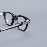 Montura Óptica Ovalada de Lujo para Uso Diario, Unisex, Ligera, Duradera, Diseño Cómodo, Lista para Lentes Graduadas, para Todo Tipo de Rostro, Estilo Casual