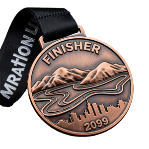 Médailles de marathon personnalisées pour les événements sportifs internationaux de course à pied 2026 – Fabrication depuis 15 ans - Product Image 2