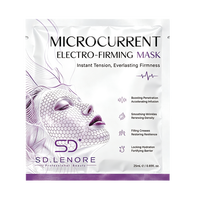 Masque en feuille microcourant GZ pour raffermissement 25mL – Effet liftant instantané, hydratation pour soins en salon, réparation de la barrière cutanée, antioxydant, éclaircissant