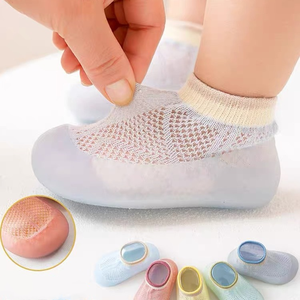 Chaussures Chaussettes Bébé et Tout-Petit de Haute Qualité, Chaussons Antidérapants en Maille pour Premiers Pas Intérieurs Filles et Garçons - Product Image 1