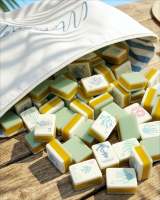 Set Mahjong Mewah Gaya Pantai Hampton Terbaru - Permainan Ubin Premium 160-Piece Set Mahjong Akrilik Amerika