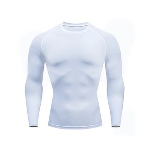 Camiseta de compresión deportiva para gimnasio de alta calidad para hombre, capa Base transpirable para trotar, correr, montar - Product Image 2