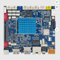 Carte mère RK3566 Quad Core A55 pour machine publicitaire et de vente au détail, avec LVDS, EDP, RS232, RS485, SATA, compatible Ubuntu Linux et Android 11