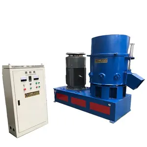 Pp Pe Pa Pet Ldpe Hdpe Film Tas Nylon Fibre Plastic Agglomerator / Plastic Film Granulator/Pvc Stretch Film densifier