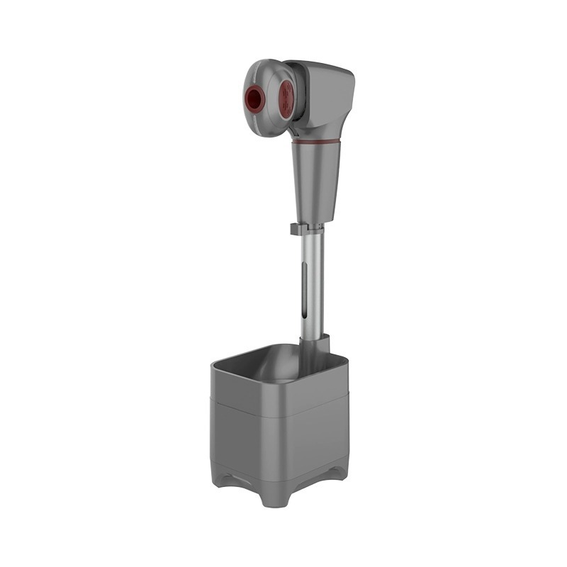 Yoyo S8pro Floor Standing Table Tennis Ball Serving Machine Automatic Ping Pong Trainer 9 Angle Adjust Grey Plastic