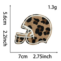 Stock limité – Fourniture en gros – Patchs sportifs de football américain à scratch – Badges brodés OEM pour décorer chapeaux, sacs à dos et vêtements