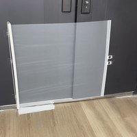 Tak Haute Qualité Sécurité Mesh-Gates Enfants Porte Escalier Coulissant Rétractable Sécurité Animaux Porte En Plastique Clôtures De Jardin