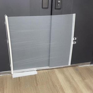 Tak Chất Lượng Cao An Toàn Lưới-Cổng Trẻ Em Cửa Cầu Thang Trượt Có Thể Thu Vào An Toàn Vật Nuôi Cửa Nhựa Vườn Hàng Rào - Product Image 4