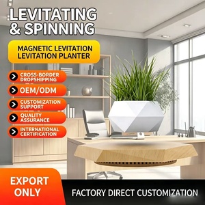 Maceta <span class=keywords><strong>de</strong></span> Levitación Magnética HCNT, Ecológica, <span class=keywords><strong>de</strong></span> Plástico, <span class=keywords><strong>con</strong></span> Carga USB, Recubierta <span class=keywords><strong>de</strong></span> Epoxi, Decoración para el Hogar, Macetas para Plantas y Flores - Product Image 2