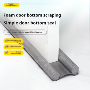 Fabricant fournisseur réduire le bruit flexible anti-poussière mousse bouchon de <span class=keywords><strong>porte</strong></span> anti-courant d'air bande d'étanchéité inférieure en cuir pour bloquer la <span class=keywords><strong>porte</strong></span> de la chambre - Product Image 5