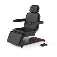 Fauteuil médical électrique Novora Advanced avec 4 moteurs OKIN, chauffage, éclairage LED, réglable, pour gynécologie et esthétique