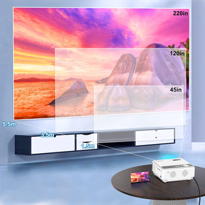 Nhà Máy Giá Android 9.0 LED Xách Tay <span class=keywords><strong>Mini</strong></span> Máy Chiếu LCD 8G RAM 1280X720P Kỹ Thuật Số Keystone Chỉnh Rạp Hát Tại Nhà Movie <span class=keywords><strong>Player</strong></span> - Product Image 4