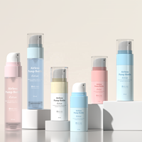 Emballage personnalisé pour produits de soin de la peau en PP avec logo, flacons à pompe sans air de 15 ml, 20 ml, 30 ml, 50 ml pour lotion, fond de teint, sérum, pour salon de beauté
