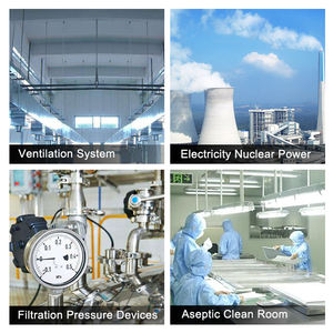 SndwayハンドヘルドProableデジタル圧力計液晶ディスプレイ空気圧計差圧ゲージガス圧力テスター - Product Image 6