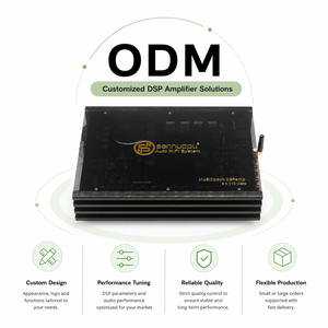Amplificateur de <span class=keywords><strong>voiture</strong></span> ODM Sennuopu X680 haute résolution, haute puissance 6*110 W, classe AB, 6 canaux, DSP, égaliseurs universels pour autoradio - Product Image 1
