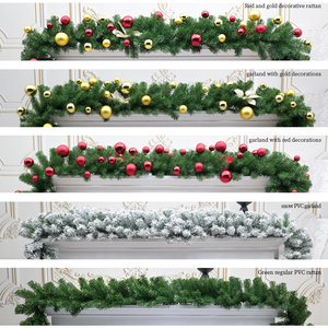 Christmas <b>Tree</b> Flocking Rattan 2.7 Meters Snowflake Wreath European Style Mall Hotel Window Scene Decoration - Product Image 6