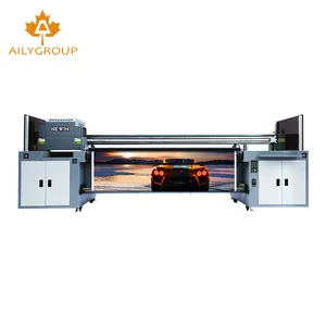 Stampante a getto d'inchiostro di grande formato NEWIN 3.2m stampante Uv ibrida Dtf prezzo all'ingrosso stampanti a getto d'inchiostro ibride Uv con 4-12 pezzi Ricoh G5/g6