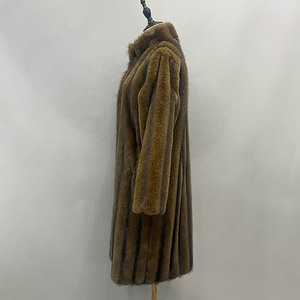 Jancoco Nuova Giacca alla Moda con Collo Alto <span class=keywords><strong>in</strong></span> <span class=keywords><strong>Pelliccia</strong></span> <span class=keywords><strong>Sintetica</strong></span>, <span class=keywords><strong>Cappotto</strong></span> <span class=keywords><strong>Lungo</strong></span> Personalizzato <span class=keywords><strong>in</strong></span> Finta <span class=keywords><strong>Pelliccia</strong></span> di Visone per Donne - Product Image 2