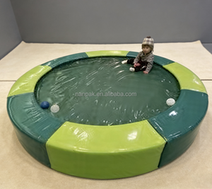 Excelente Equipo <span class=keywords><strong>de</strong></span> Juegos Interior Redondo y Cuadrado para Niños, Cama <span class=keywords><strong>de</strong></span> Agua Sensorial y Tapetes <span class=keywords><strong>de</strong></span> Juego Suaves para Cafetería, Centro Comercial, Preescolar y Escuela - Product Image 5