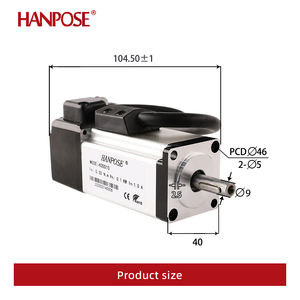 Высокопроизводительный Серводвигатель Hanpose, комплект приводов AC200-240V 1,0 А 0,32 Н. М 40s10 и ASD210 cnc 100 Вт, Серводвигатель и привод переменного тока - Product Image 3