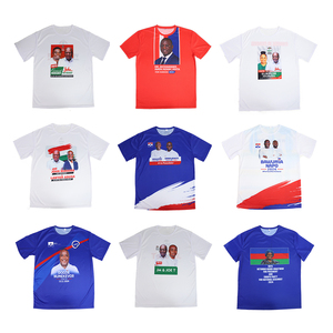 Gahumi Quick Delivery Cheap Custom Any Design Logo Election Campaign Tshirt Polyester Election Campaign Promotional Items
