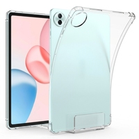 Housse de tablette légère antichoc pour Honor Pad 10 12,1 pouces 2025 Noir Transparent Protection souple en TPU Étui pour tablette