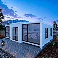 HJ Maison mobile préfabriquée légère en acier pour camp de travail, installation facile, hébergement de conception moderne, bureau plat