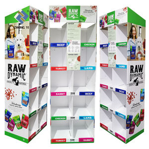 Desain baru rak Display palet kertas rak Pos lantai Promosi ritel kardus Diy sesuai pesanan - Product Image 6