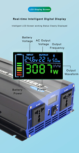 <span class=keywords><strong>CZ</strong></span>-P1000W onduleur à onde sinusoïdale pure DC à AC 1000W avec fonction LCD <span class=keywords><strong>12V</strong></span>/24/48V 100/110/120vac ou <span class=keywords><strong>220V</strong></span> 230V 240Vac - Product Image 4