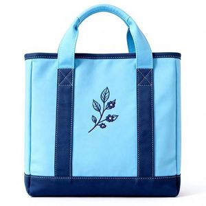 Custom Maple Leaf Embroidery Nylon <b>Tote</b> <b>Bag</b> with <b>Zipper</b> Closure Eco-Friendly Shoulder Handle Large Capacity Commute Handbag - Product Image 2