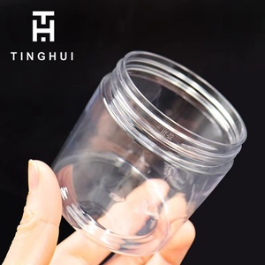 Pots cosmétiques vides transparents en PET à large ouverture de 2oz, 4oz, 6oz, 8oz, 16oz, 150ml, 200ml, 30g, pour aliments sucrés et crèmes, avec couvercles - Product Image 5