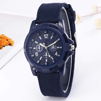 Montres classiques à quartz pour hommes, femmes et enfants, en nylon tressé, pour le sport quotidien en extérieur – Vente en gros usine 2025