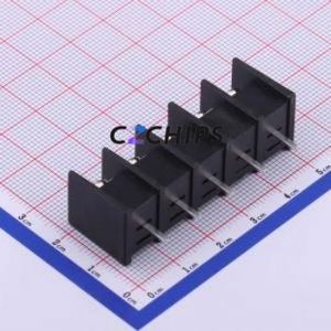 KF45C-9.5-5P Barrier Terminal Block Through hole Component (THT),P=9.5mm Connector Two Sides 9.5mm 1x5P Straight Pin - Product Image 2