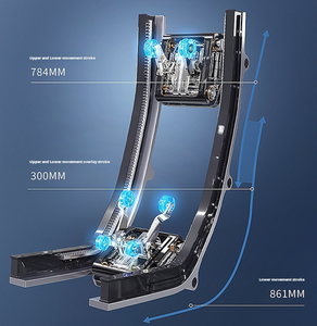 Silla de Masaje Inteligente de Lujo C116 2024 Automática con Riel SL Eléctrico 4D, Shiatsu Tailandés, Gravedad Cero, para Todo el Cuerpo, con Función Portátil - Product Image 6