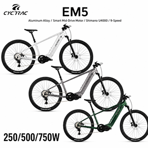 Bicicleta de Montaña EM5 Mid Drive con Asistencia Eléctrica M430, 29 Pulgadas, Batería de Litio de 48V 20AH, 250W, 9 Velocidades, Aluminio, EM5-3dU40009SM430 Low-en - Product Image 1