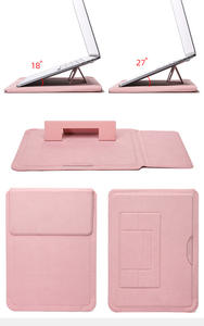 Personnalisé 14 16 pouces étanche décontracté durable housse de protection pour ordinateur portable en cuir support pour ordinateur portable avec support adapté pour <span class=keywords><strong>Macbook</strong></span> <span class=keywords><strong>Pro</strong></span> - Product Image 2