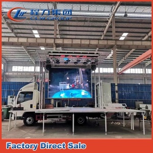 <span class=keywords><strong>Camion</strong></span> hydraulique mené mobile d'étape de Roadshow d'étape de HOWO 4x2 de haute qualité - Product Image 5