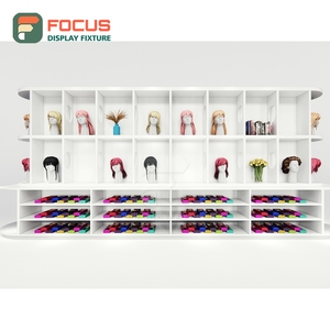 Freestanding Wig Display Rack Multi <b>Shelf</b> Durable Base Human Hair Store Display Rack Fixture Unit - Product Image 5