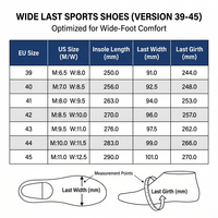 Chaussures de course tout-terrain respirantes pour hommes à semelle compensée, à bout large et ajustement extra large, avec amorti maximal, prêtes à être expédiées