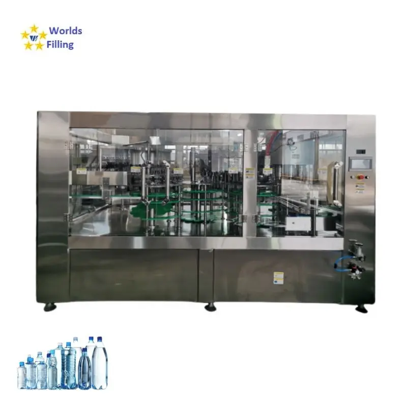 10000bph Zhangjiagang Worlds Filling Water Beverage Filling Machine linea di riempimento dell'acqua