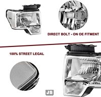 Faros Delanteros Nuevos para Ford F150 2009 2010 2011 2012 2013 2014 DL3Z13008A DL3Z13008B DL3Z13008EB DL3Z13008EC Lado Derecho del Pasajero