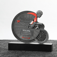 Trofeo deportivo 3d de Metal, trofeo de ciclismo personalizado, fabricante de China