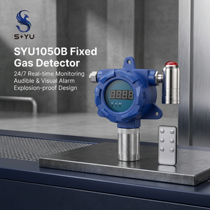 Détecteur de gaz azote fixe SYU1050B-N2, testeur de gaz 24V DC pour la surveillance continue de la concentration de gaz industriels - Product Image 1