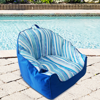 Piscine extérieure flottant grand grand pouf housse de chaise natation pouf chaise adultes flottant pouf