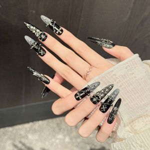 <span class=keywords><strong>Faux</strong></span> <span class=keywords><strong>Ongles</strong></span> Acryliques Gothiques 3D en Forme de Crâne et de Croix Faits à la Main pour <span class=keywords><strong>Halloween</strong></span> – Fournisseur d'<span class=keywords><strong>Ongles</strong></span> Artificiels pour Festivals – Vente en Gros - Product Image 4