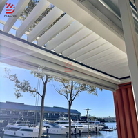 Pergola Bioclimatica en aluminium de taille personnalisée persiennes réglables pour toit jardin supermarché balcon piscine terrasse