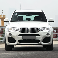 Kit carrosserie M Tech pour BMW X3 F25 2011-2017, modification et amélioration de la voiture, avec feux antibrouillard, pare-chocs avant/arrière, fixation par boulons, ajustement universel