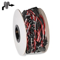 Fils avec connecteur femelle à 3 broches pour lentille étanche E-Mark UV PC ronde Indicateur de 4 pouces Turn Stop Tail 12 Volt
